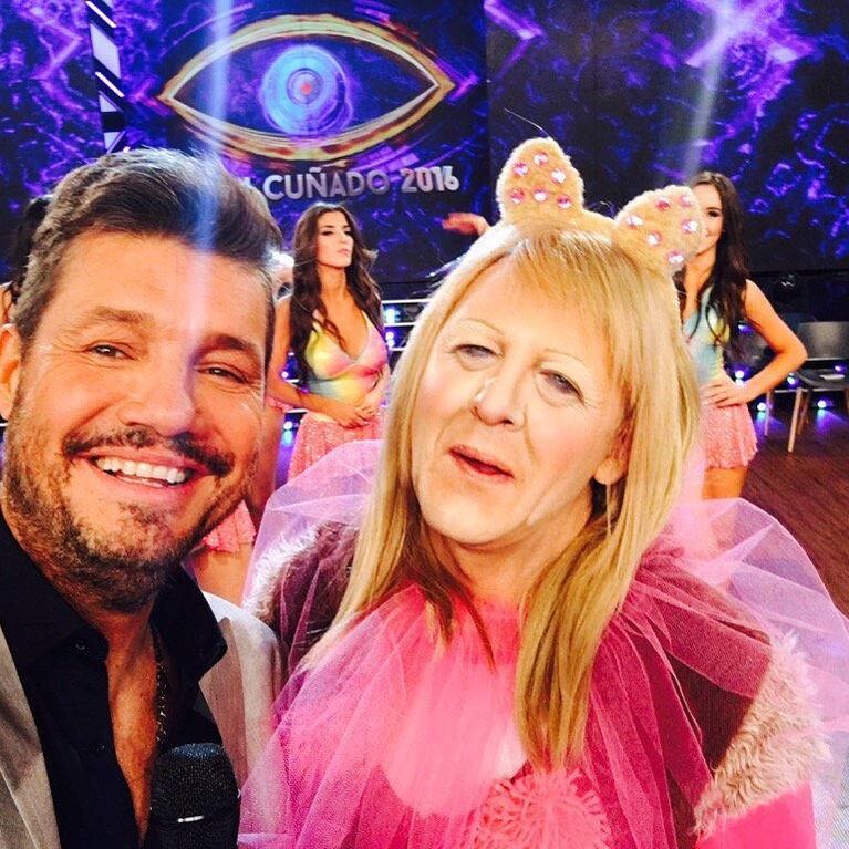 Mauricio Jortack con Marcelo Tinelli en ShowMatch.