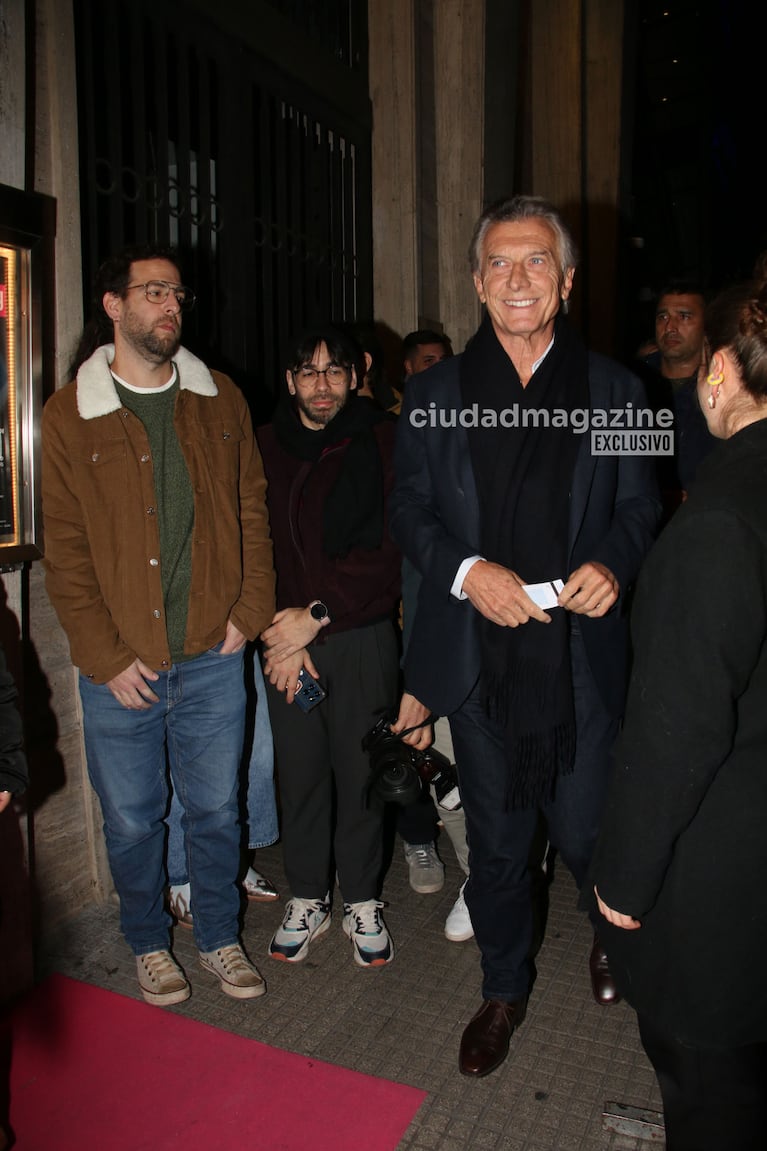 Mauricio Macri fue a ver el musical Hairspray (Foto: Movilpress).
