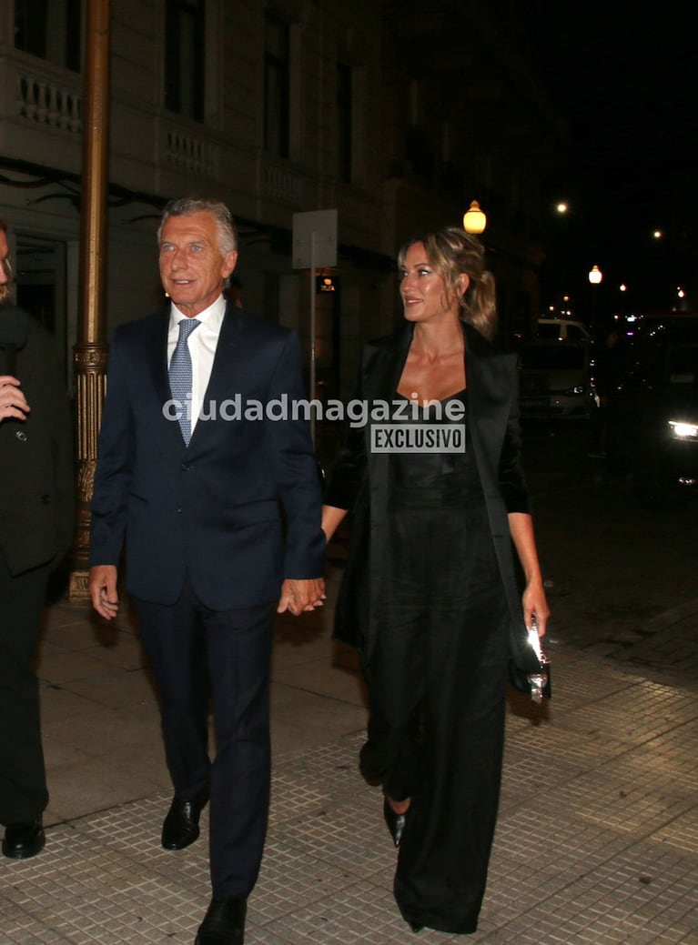 Mauricio Macri y su pareja en un evento de lujo (Foto: Movilpress).