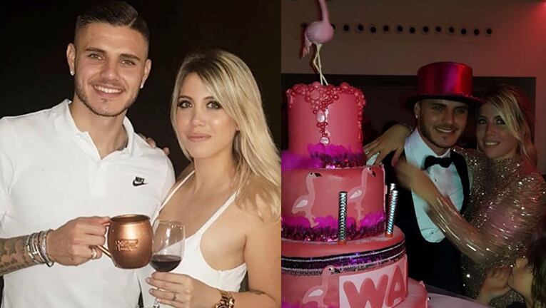 Mauro homenajeó a Wanda por su cumple.