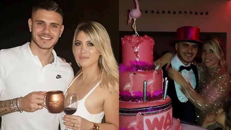Mauro homenajeó a Wanda por su cumple.