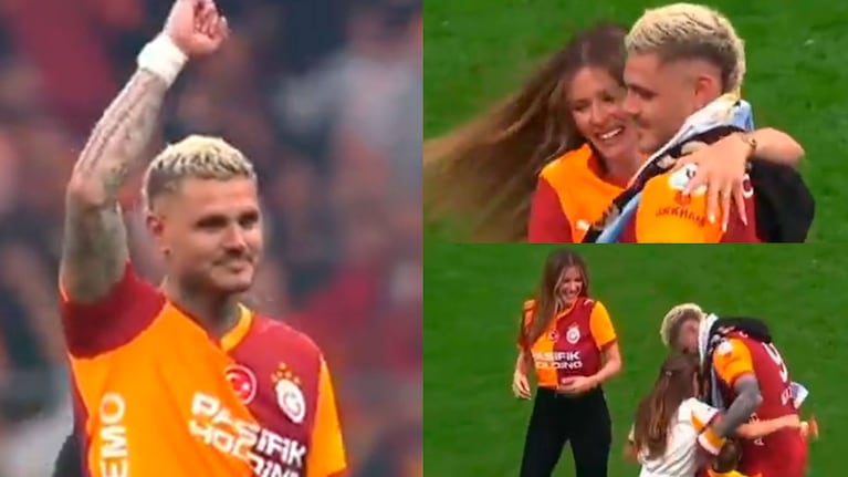 Mauro Icardi campeoón con el Galatasaray (capturas de X)