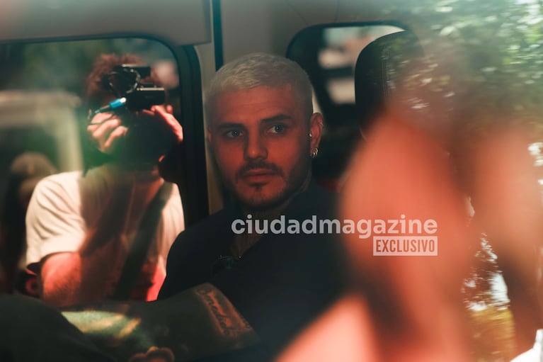 Mauro Icardi con la China Suárez en el Chateau (RS Fotos)