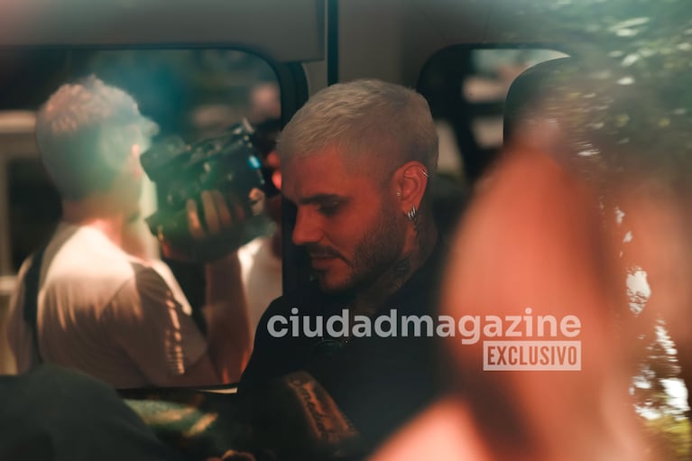 Mauro Icardi con la China Suárez en el Chateau (RS Fotos)