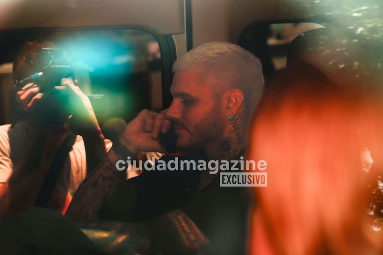 Mauro Icardi con la China Suárez en el Chateau (RS Fotos)