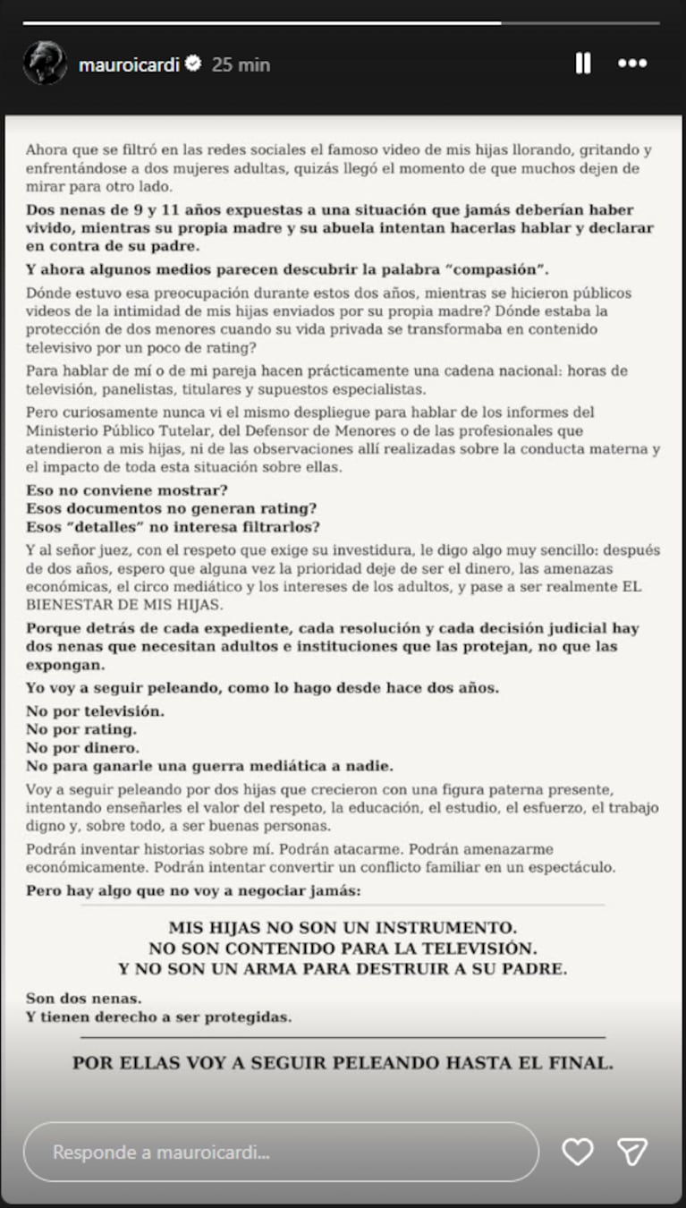 Mauro Icardi contra Wanda Nara.