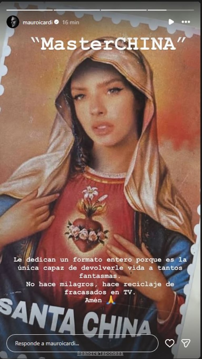 Mauro Icardi creo una estampita de MasterChina. (Foto: IG)