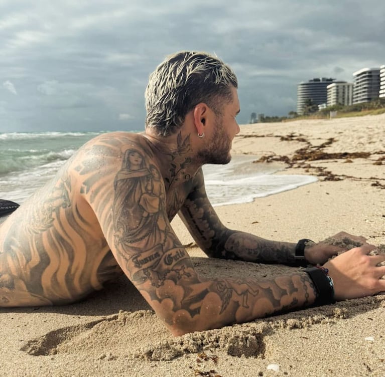Mauro Icardi en Miami (Foto: captura de Instagram).