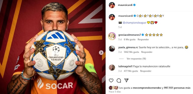 Mauro Icardi (Foto: Instagram)