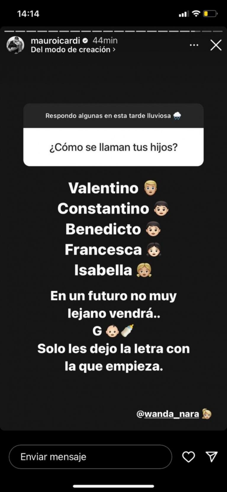 Mauro Icardi habló de sus ganas de tener un hijo con Wanda Nara ¡y ella anunció la separación!