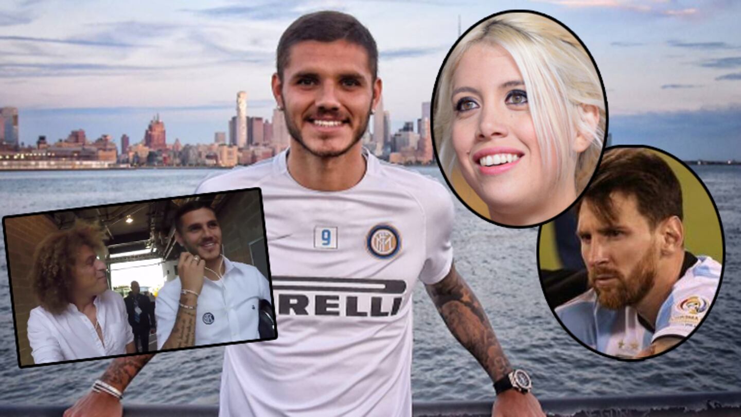 Mauro Icardi habló de todo en un ping pong (Foto: Twitter y Web)