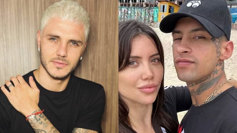 Mauro Icardi, L-Gante y  Wanda Nara (Foto: Instagram/mauroicardi-wanda_nara)