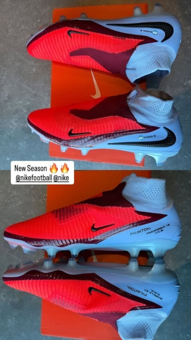 Mauro Icardi mostró sus nuevos botines | Créditos: Instagram @mauroicardi