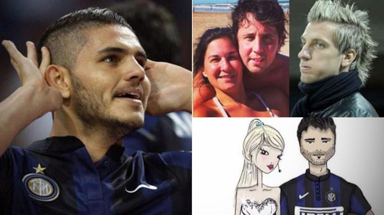 Mauro Icardi, muy picante con una pareja ex amiga de Wanda Nara. (Fotos: archivo Web)