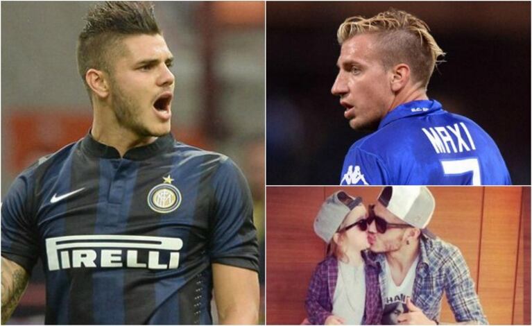 Mauro Icardi no duda en provocar cada vez que puede, a su examigo Maxi López. (Foto: Web)