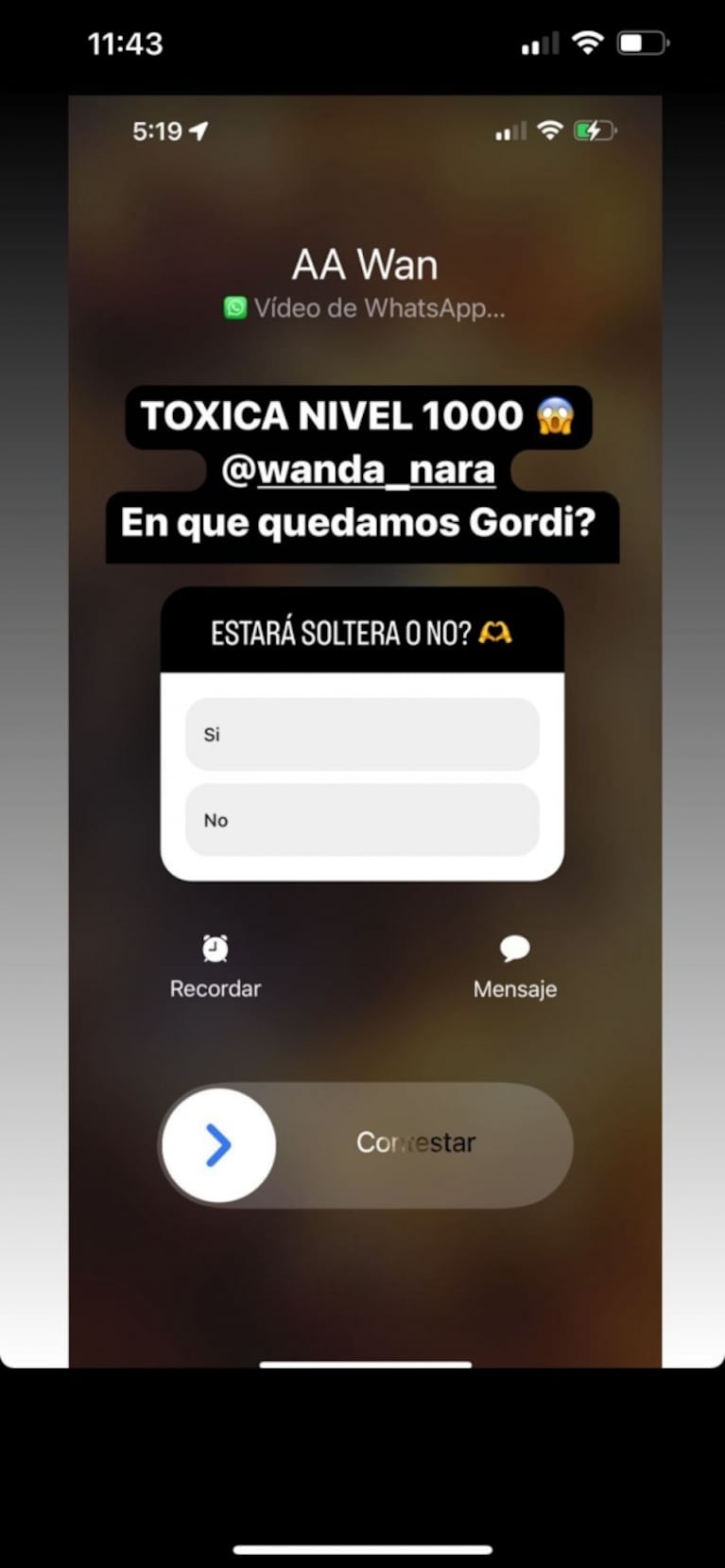 Mauro Icardi publicó sus escandalosos chats con Wanda Nara y después los borró: "Tóxica nivel mil"