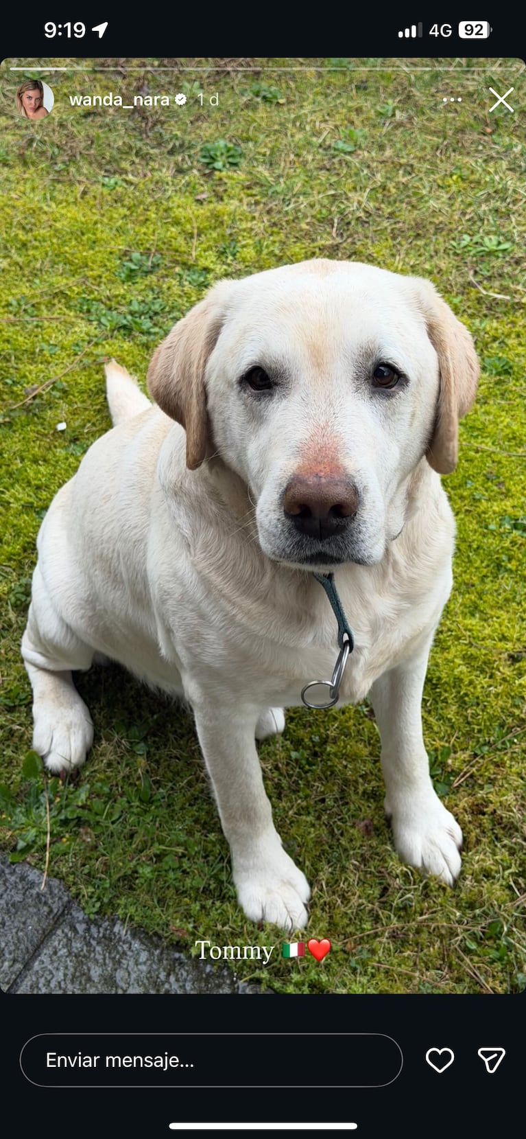 Mauro Icardi respondió a una foto de Wanda Nara. Crédito: Instagram