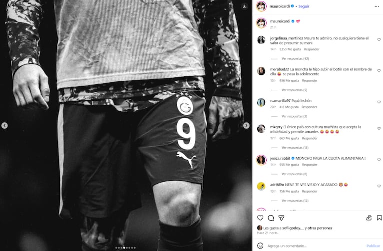 Mauro Icardi subió un álbum de fotos y lo mataron: “Miren mi maní” | Créditos: Instagram @mauroicardi