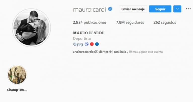 Mauro Icardi tuvo otro gesto 2.0 con Wanda Nara en medio del escándalo por su divorcio