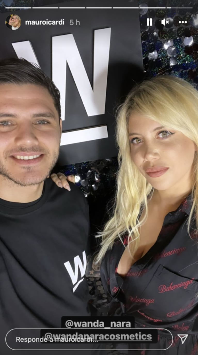 Mauro Icardi visitó el local de Wanda Nara en Argentina y revolucionó el shopping: "Orgulloso de vos"