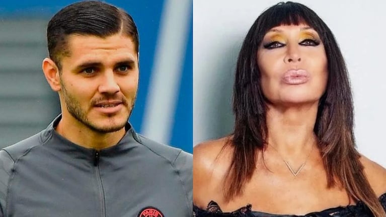 Mauro Icardi volvió a apuntar contra Moria Casán con una filosísima frase tras ser tildado de "sometido" (Fotos: Web)