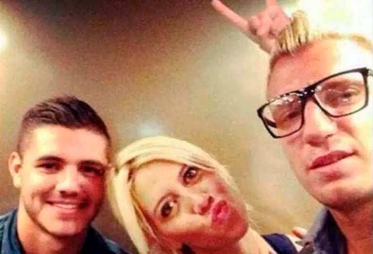 Mauro Icardi, Wanda Nara, Maxi López.