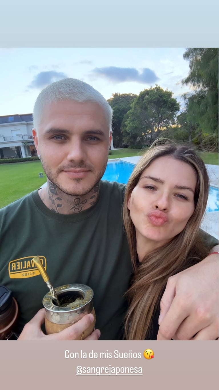 Mauro Icardi y China Suárez. (Foto: mauroicardi)