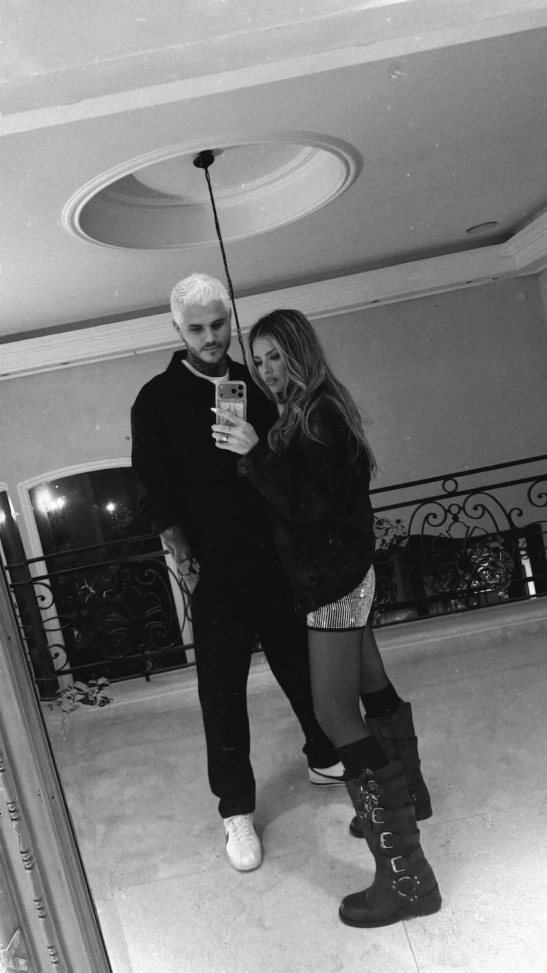 Mauro Icardi y China Suárez. (Foto: @sangrejaponesa)
