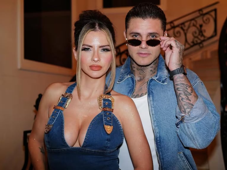 Mauro Icardi y La China Suárez aterrizan en Buenos Aires