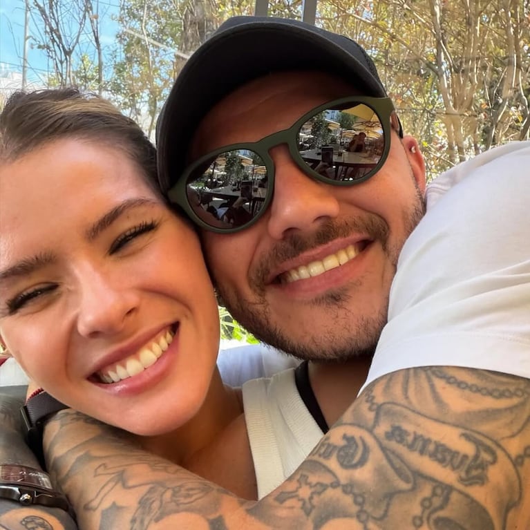 Mauro Icardi y la China Suárez. Foto: Instagram @mauroicardi