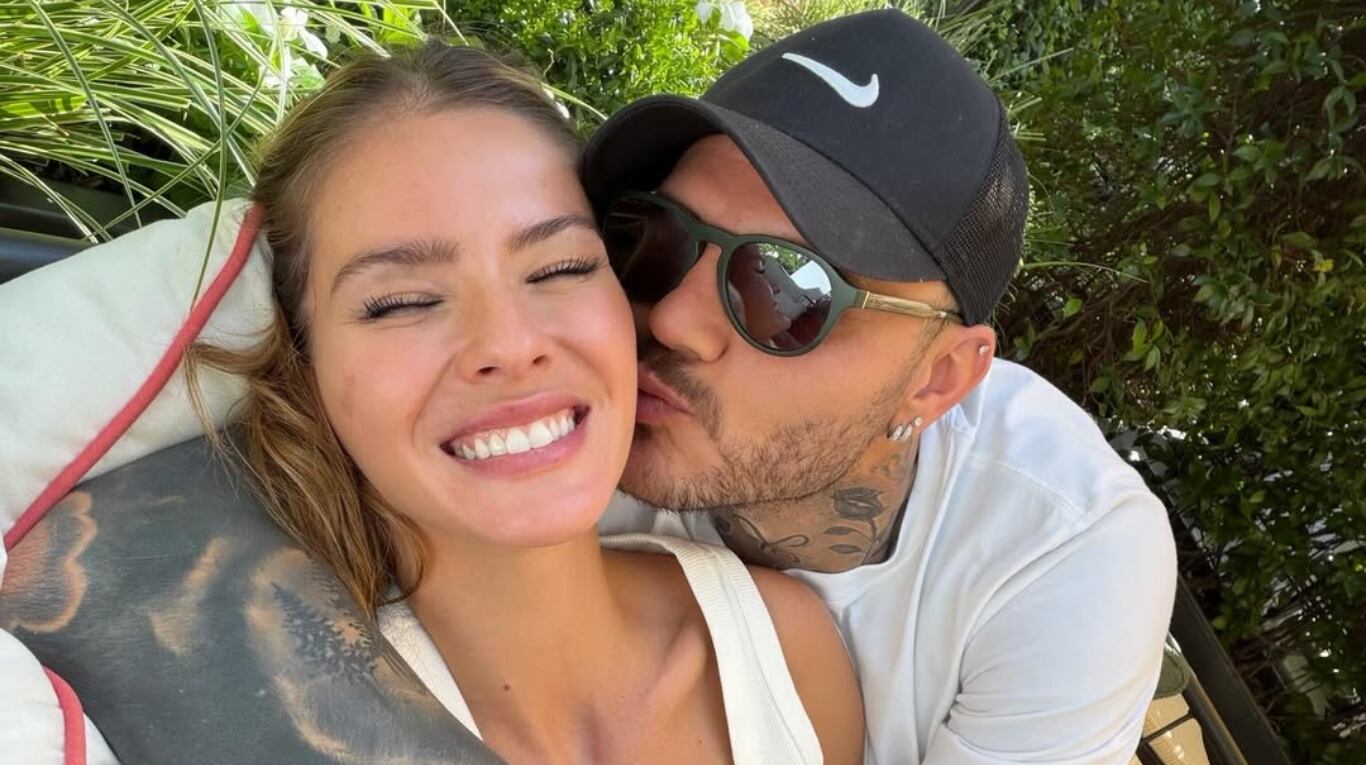 Mauro Icardi y la China Suárez. Foto: Instagram (@mauroicardi)