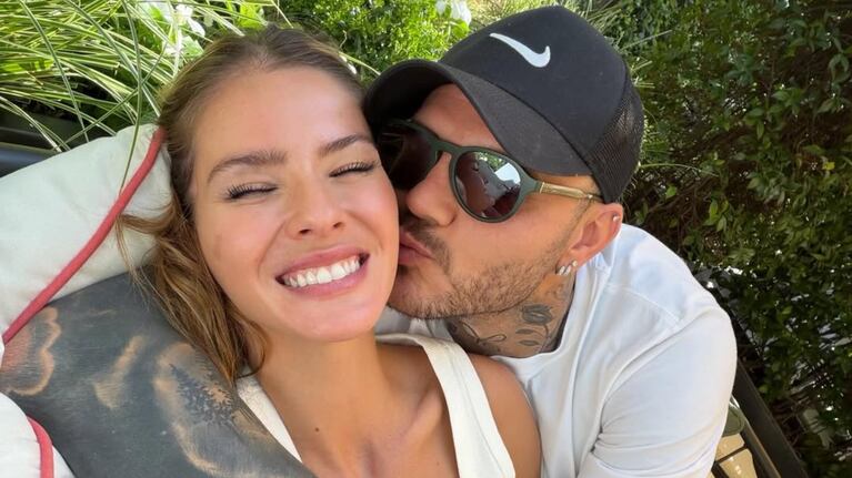 Mauro Icardi y la China Suárez. Foto: Instagram (@mauroicardi)