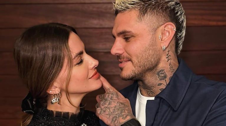 Mauro Icardi y la China Suárez. Foto: Instagram (@sangrejaponesa)