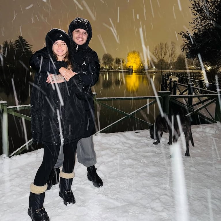 Mauro Icardi y la China Suárez. (Foto: @mauroicardi)