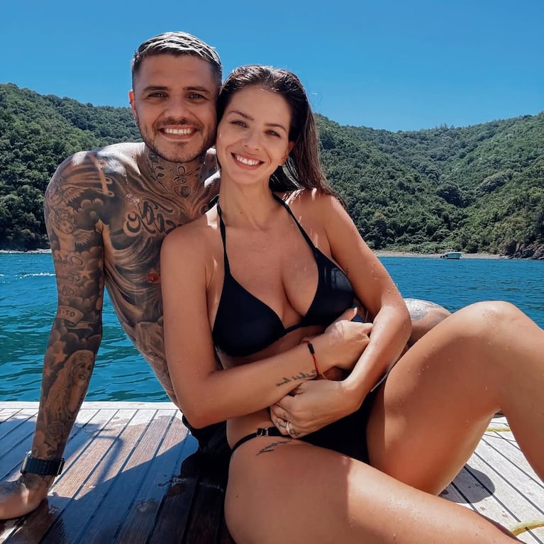 Mauro Icardi y la China Suárez. (Foto: @mauroicardi)