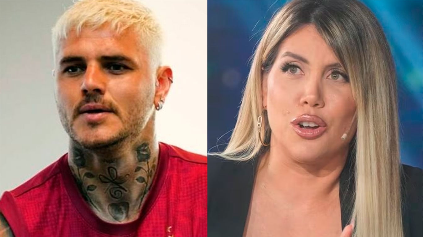 Mauro Icardi y Wanda Nara (Foto: redes sociales).