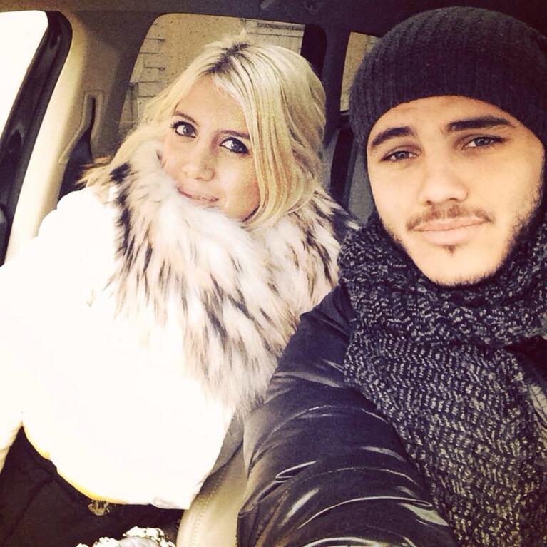 Mauro Icardi y Wanda Nara. (Foto: Twitter)