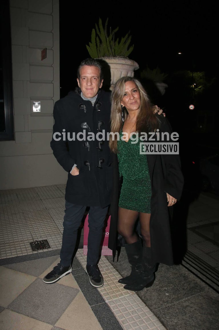 Mauro Szeta con Clarissa Antonini  (Foto: Movilpress)