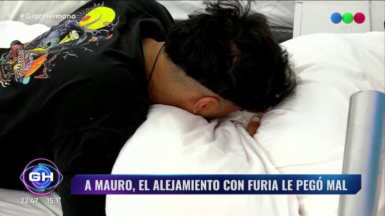 Mauro, triste en Gran Hermano 2023.