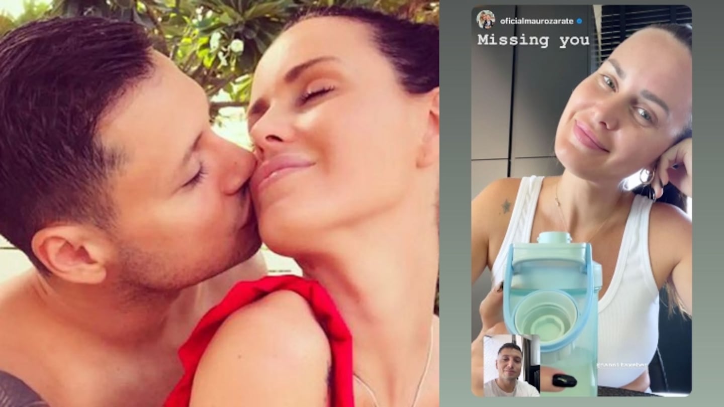 Mauro Zarate le dedicó un dulce posteo a Natalie Weber tras el rumor de crisis y ella lo volvió a seguir