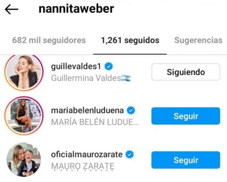 Mauro Zarate le dedicó un dulce posteo a Natalie Weber tras el rumor de crisis y ella lo volvió a seguir: "Te extraño"