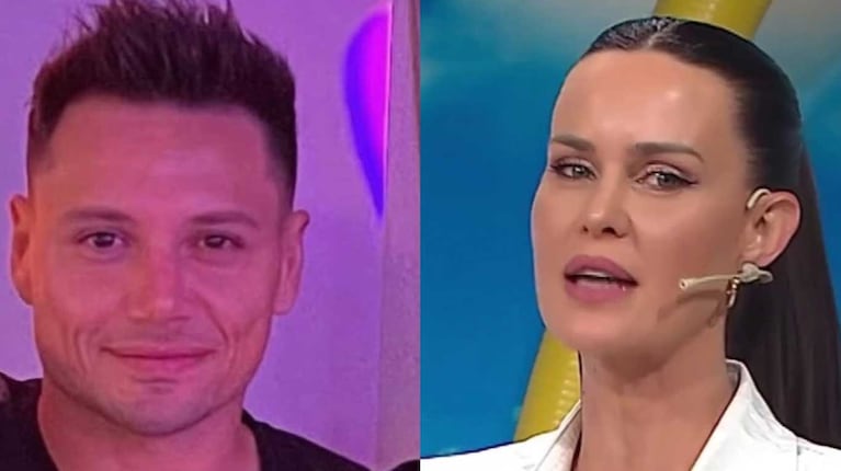 Mauro Zárate y Natalie Weber (Foto: Instagram @oficialmaurozarate y captura America TV)