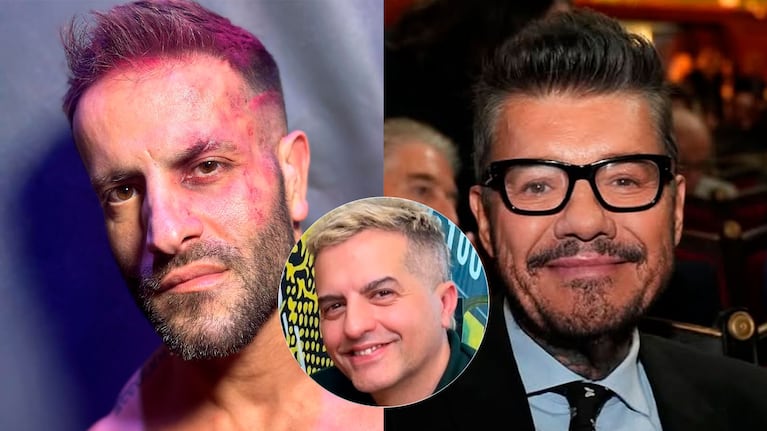 Maxi Diorio, Ángel de Brito y Marcelo Tinelli.