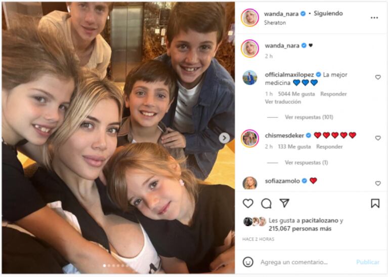 Maxi López celebró el reencuentro de Wanda Nara con sus hijos: el significativo mensaje que le dedicó