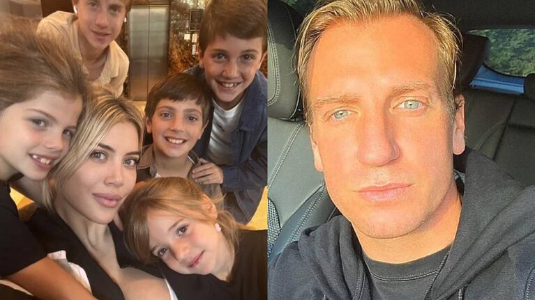 Maxi López celebró el reencuentro de Wanda Nara con sus hijos: el significativo mensaje que le dedicó