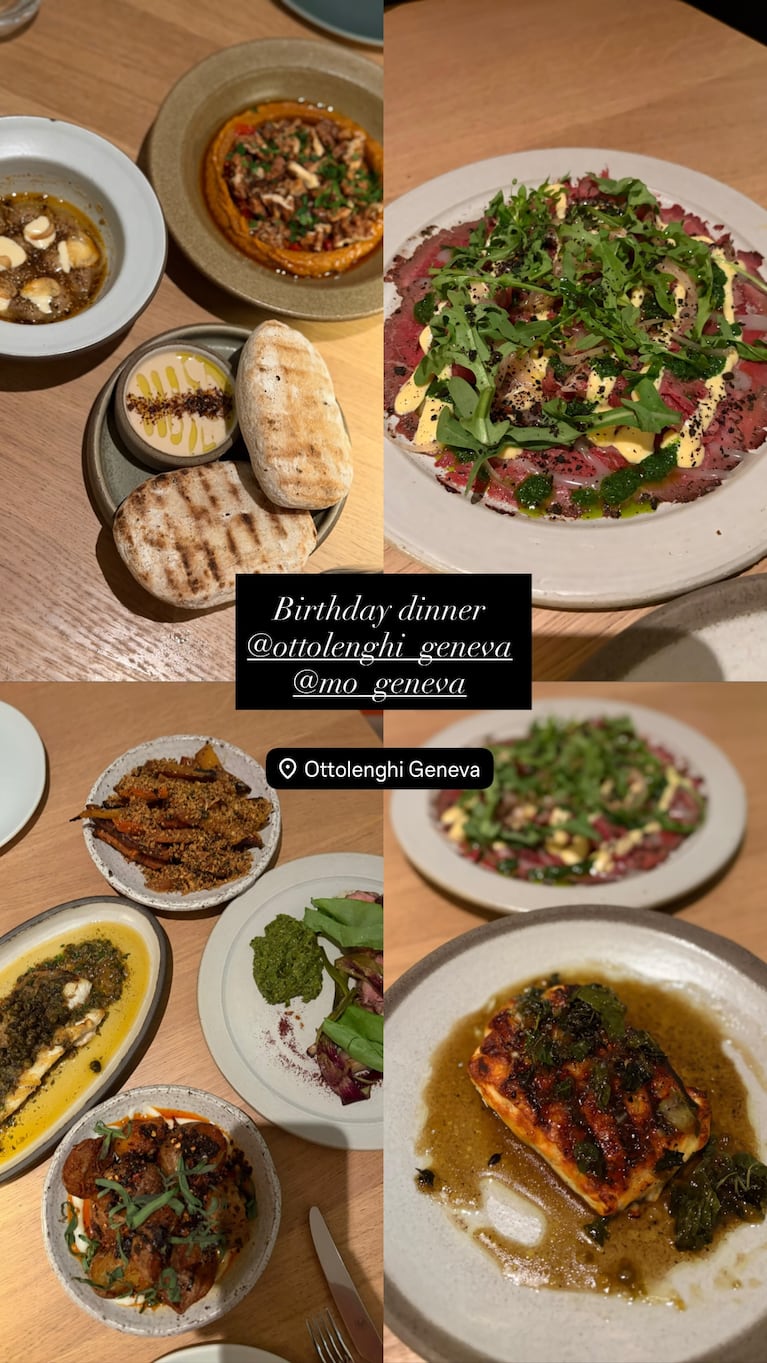 Maxi López celebró su cumpleaños en familia en Ginebra. Crédito: Instagram