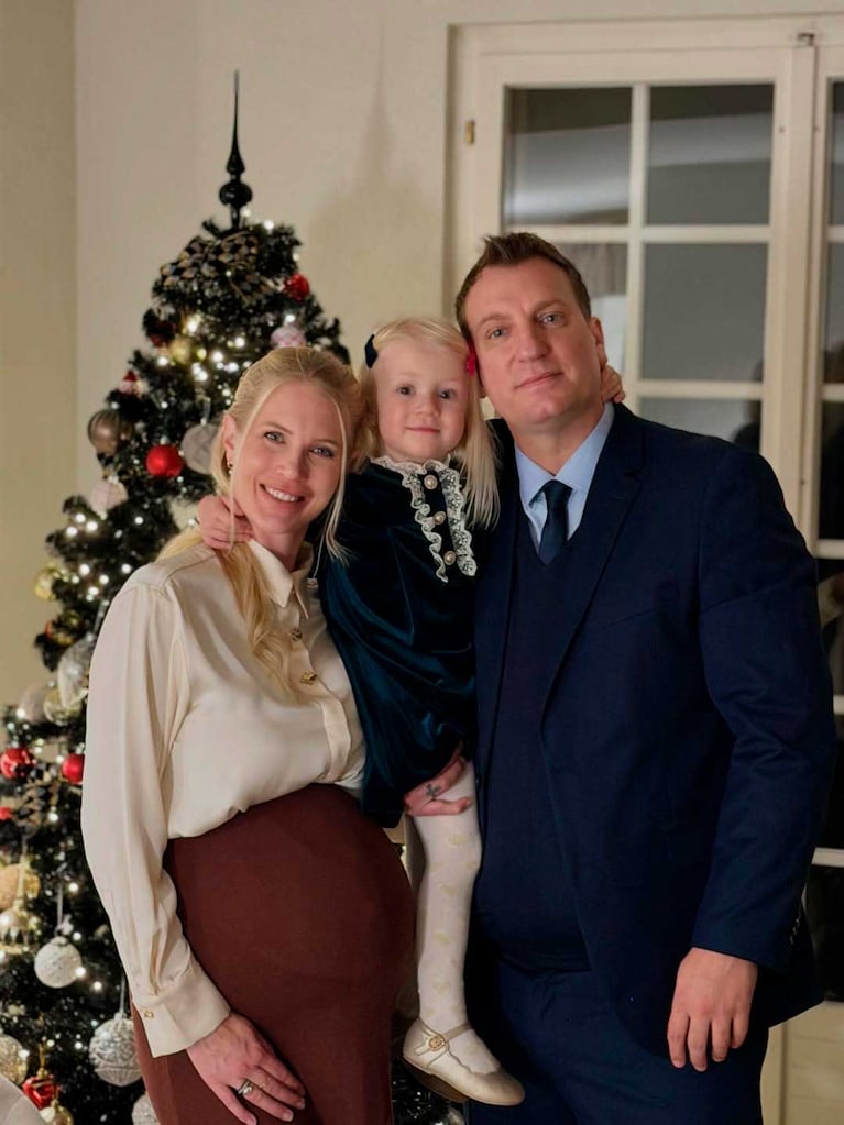 Maxi Lopez con Daniela y su hija Elle (Foto: Instagram @officialmaxilopez)