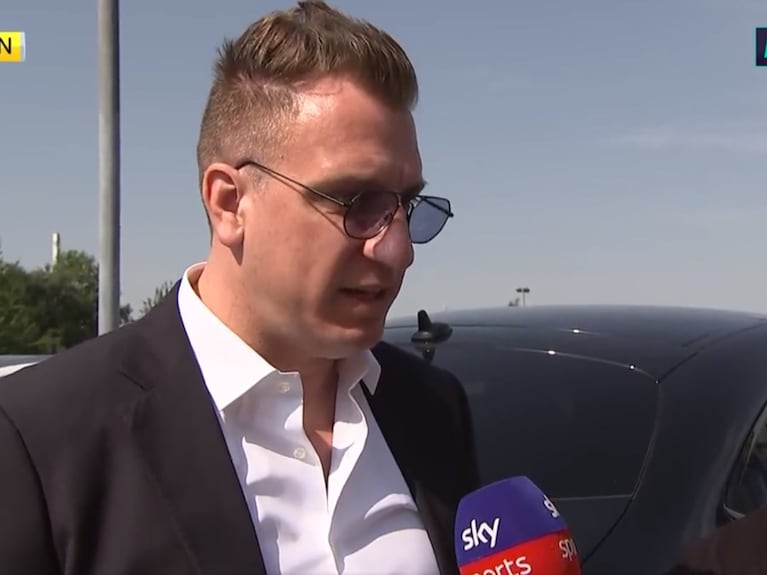 Maxi López en 2022, cuando anunció que compraba el Birmingham.