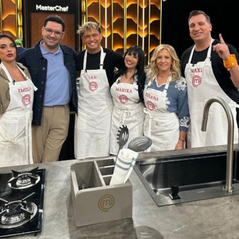 Maxi López en MasterChef Celebrity Argentina (Foto: Instagram/@officialmaxilopez).