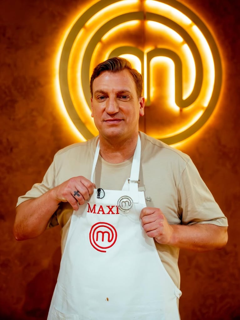 Maxi López en MasterChef Celebrity. (Foto: @officialmaxilopez)